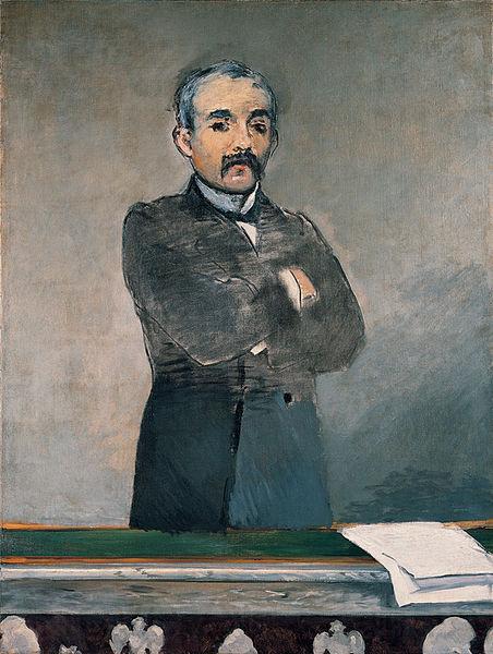 Edouard Manet Portrait of Georges Clemenceau Norge oil painting art
